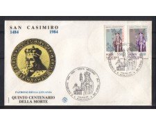 1984 - FDC/2580 SAN CASIMIRO