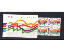 1996 - L/1504 -  SVIZZERA - LIBRETTO PRO SPORT - NUOVO