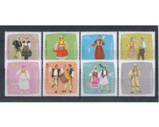 1967 - LBF/1867 - ALBANIA - COSTUMI FOLCLORISTICI 8v.