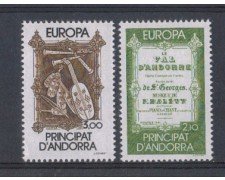 1985 - LBF/1872 - ANDORRA FRANCESE - EUROPA ANNO MUSICA 2v.