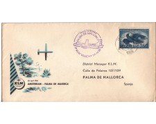 OLANDA - 1956 - LBF/3275 - 1° VOLO KLM  AMSTERDAM/PALMA DE MAIORCA