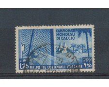 1934 - LOTTO/CEG48U - EMISSIONI GEN. - 1,25 MONDIALI CALCIO - USATO