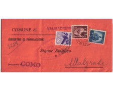 1948 - REPUBBLICA - LBF/717 - VALMADRERA (CO) PIEGH. COMUNALE PER MALGRATE
