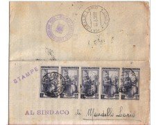 1951 - REPUBBLICA - LBF/740 COMO STAMPE PER MANDELLO LARIO