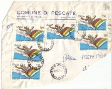 1983 - REPUBBLIACA - LBF/806 PESCATE LECCO - FRONTESP. DI BUSTA PER COMO