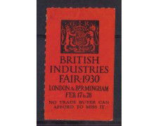 GRAN BRETAGNA - 1930 - LOTTO/1738 - LONDRA BRITHIS INDUSTRIES
