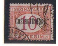 COSTANTINOPOLI - 1922 - LOTTO/302 - SEGNATASSE 10c.  USATO