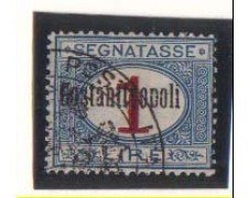 COSTANTINOPOLI - 1922 - LOTTO/3022 - SEGNATASSE 1 LIRA