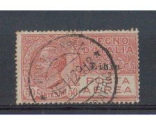 LIBIA - 1928 - LOTTO/3185A - 50c. POSTA AEREA - USATO