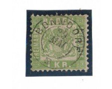 BADEN -1868 - LOTTO/3496 - 1k. VERDE