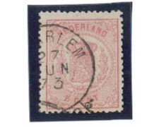 1869/71 - LOTTO/3589IU - OLANDA - 1,5 ROSA - USATO