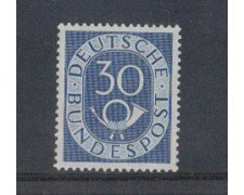 1951 - LOTTO/3756 - GERMANIA FEDERALE -  30p. CORNO DI POSTA