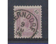 1890 - LOTTO/4063A - AUSTRIA - 50 k. LILLA - USATO