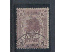SOMALIA - 1906/07 - LOTTO/4148 - 1 LIRA SU 10 ANNA - USATO