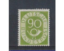1951 - LOTTO/4152 - GERMANIA FEDERALE - 90p.  CORNO DI POSTA