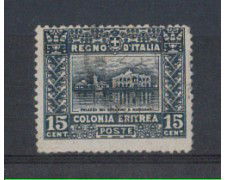 1910 - LOTTO/ERIT36U - ERITREA - 15c. GRIGIO NERO - USATO