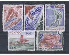 1976 - LOTTO/4375 - MONACO - OLIMPIADI MONTREAL 5v.
