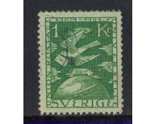 1924 - LOTTO/4441 - SVEZIA - 1 Kr. ANNIVERSARIO U.P.U