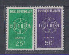 1959 - LOTTO/4511 - FRANCIA - EUROPA 2v.