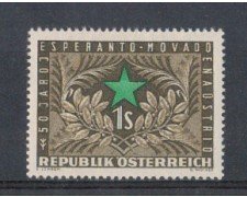 1954 - LOTTO/4838 - AUSTRIA - 1Sc. ESPERANTO