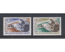 1980 - ANTARTICO FRANCESE - LOTTO/4972 - FAUNA MARINA 2v.