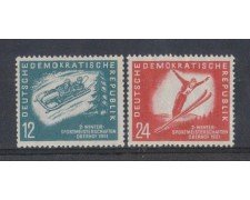 1951 - LOTTO/5141 - GERMANIA ORIENTALE - SPORT INVERNALI