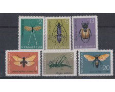 1964 - LOTTO/5177 - BULGARIA - INSETTI 6v.