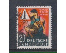 1953 - LOTTO/5282 - GERMANIA FEDERALE - 20p. PREVENZIONE INCIDEN