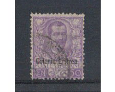 1903 - LOTTO/ERIT27UB - ERITREA - 50c. LILLA - USATO