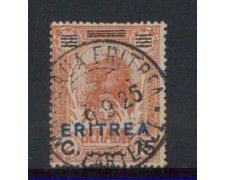 1924 - LOTTO/ERIT83U - ERITREA - 15c. SU 2 ANNA - USATO