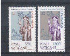 1984 - LOTTO/5801 - VATICANO - SAN CASIMIRO DI LITUANIA 2v. - NUOVI