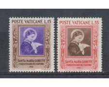 1953 - LOTTO/5834N - VATICANO - S.MARIA GORETTI 2v. NUOVI