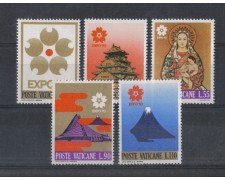 1970 - LOTTO/5925 - VATICANO - EXPO DI OSAKA 5v.