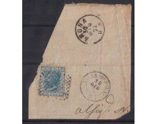 1874 - LOTTO/971 - REGNO -  20c. AZZURRO - ARONA