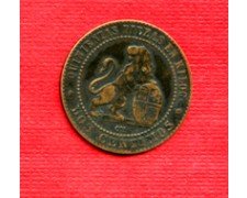 1870 - LOTTO/M21683 - SPAGNA -  2 CENTESIMI RAME