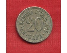 1912 - SERBIA - LOTTO/M22595 -20 PARA