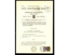 1981 - LOTTO/10987 - VATICANO - PERSONE DIVERSAMENTE ABILI - ACTA APOSTOLICAE