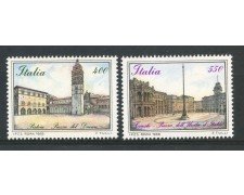 1988 - REPUBBLICA - PIAZZE D'ITALIA 2v. - NUOVI - LOTTO/30276