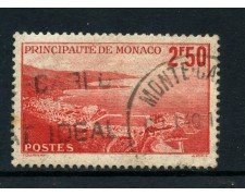 1939/41 - MONACO - 2,50 FRANCHI VEDUTE - USATO