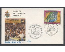 1983 - SAN SALVO (CH) - VISITA DI PAPA GIOVANNI PAOLO II° - BUSTA - LOTTO/31114