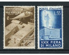 1951 - REPUBBLICA - 29° FIERA DI MILANO 2v.  - NUOVI - LOTTO/30312