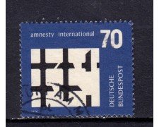 1974 - GERMANIA FEDERALE - AMNESTY INTERNATIONAL - USATO - LOTTO/31496U