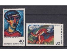 1974 - GERMANIA FEDERALE - PITTURE DELL'ESPRESSIONISMO 2v. - NUOVI - LOTTO/31503