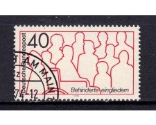 1974 - GERMANIA FEDERALE - DIVERSAMENTE ABILI - USATO - LOTTO/31505U