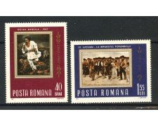 1967 - ROMANIA - INSURREZIONE PAESANA 2v. - NUOVI - LOTTO/32780