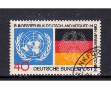1973 - GERMANIA FEDERALE - AMMISSIONE ONU - USATO - LOTTO/31513U