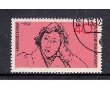 1972 - GERMANIA FEDERALE - HEINRICH HEINE - USATO - LOTTO/31524U
