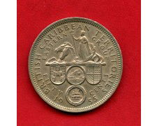 1955 - CARAIBI INGLESI - LOTTO/M47519 - 50 CENTESIMI REGINA ELISABETTA