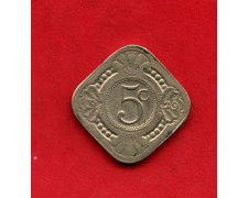 1929 - OLANDA - LOTTO/M47525 - 5 CENTESIMI  REGINA GUGLIELMINA I°