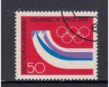 1976 - GERMANIA FEDERALE - OLIMPIADI DI INNSBRUCK - USATO -  LOTTO/31476U
